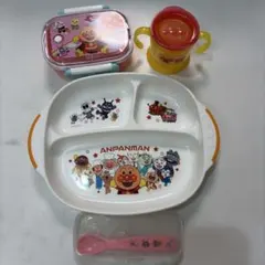アンパンマン ランチプレート お弁当箱 スプーン コップ セットのサムネイル