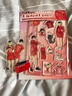 新品未開封 ハイキュー アクスタ 孤爪研磨 黒尾鉄朗 キャラプレート