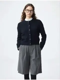 GU パフテッククルーネック カーディガン 今季