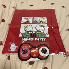 ハローキティ 50周年くじ トートバッグ 缶バッジ アクリルキーホルダー
