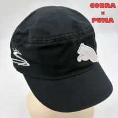 【コブラ プーマ COBRA PUMA】ワークキャップ コラボ 立体刺繍 美品のサムネイル
