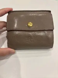 IL BISONTE 二つ折り財布 グレージュのサムネイル