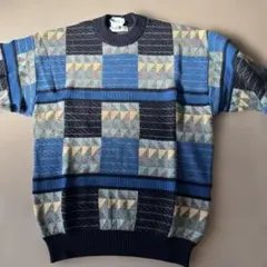 Duccio D'Este 幾何学模様 ニットセーター