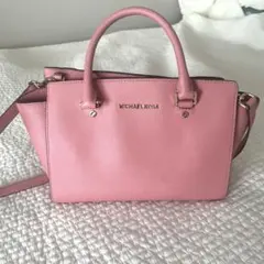 Michael Kors Tow way ショルダーバックピンク美品　値下げ