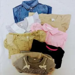ベビー女の子7点セット・90〜100cm・ベビートップス・まとめ売り