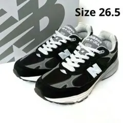 ニューバランス スニーカー MR993BK 26.5 箱付き USA メンズ 黒