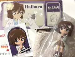 名探偵コナン　灰原哀　フィギュア　非売品特典ステッカー　カード付き