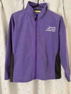 ナイロンジャンパー パープル ウインドブレーカー　キッズ　140cm