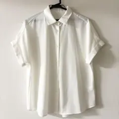 GU｜ジーユー｜ドレープシャツ｜半袖Yシャツ