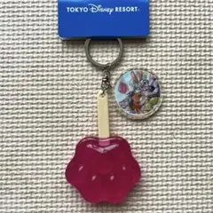 ディズニー　ズートピア　肉球アイスキャンディキーチェーン　ニック&ジュディ