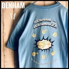 お買得✨希少✨DENHAM デンハム じゃんけんTシャツ　水色　Mのサムネイル