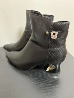 SHEIN（シーイン）ブーツ フレアヒール ブラック