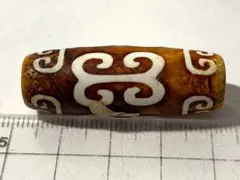 【天珠】　272 西藏天珠老瑪瑙桶珠