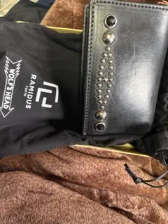 WOLFS HEAD ウルフズヘッド ウォレット コード スタッズ　藤井フミヤ着 WOLFS HEAD ウルフズヘッド ウォレット コード スタッズ 藤井