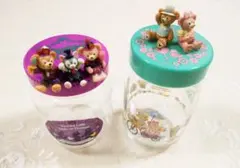 ダッフィー＆ シェリーメイ ジェラトーニ 瓶キャニスター2点