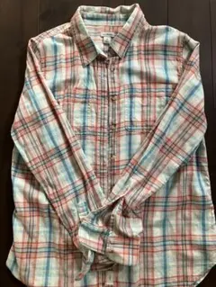 L.L.Bean チェックシャツ 状態良き！コットン100%