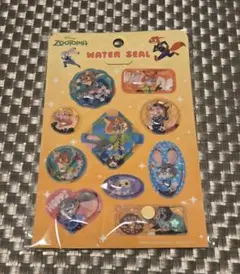 ⭐おまけ付き⭐　ディズニー ズートピア 水シール ウォーターシール シール