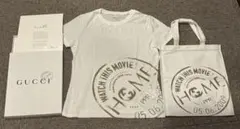 ☆試着のみ☆ グッチ　Tシャツ & トートバッグ　2009年映画HOMEコラボのサムネイル
