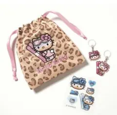 sweet3月号付録　雪焼けハローキティ 真冬の盛り盛り4点セット