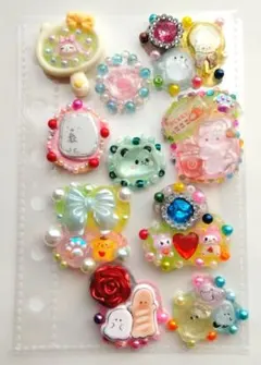 田*子様 立体シール　手作りシール　10個セット(๑´ڡ`๑)