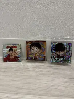 ONE PIECE ゾロ　ルフィ　3枚セット ウエハースシールのサムネイル