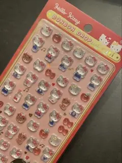 ハローキティ ボンボンドロップシール