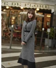 モ*☆様 her lip to Montaigne Knit Long Dres - メルカリ