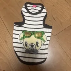 ボーダー くま シャツ