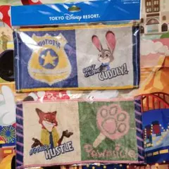 ディズニー ズートピア ニック ジュディ ハーフミニタオル
