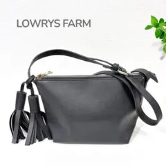 LOWRYS FARM ローリーズファーム タッセル ショルダーバッグ ブラック