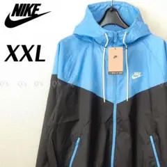 ナイキ WJ ナイロンジャケット アウター パーカー フーディ BL 新品XXL