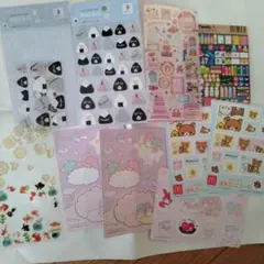 シール　まとめて　使いかけあり