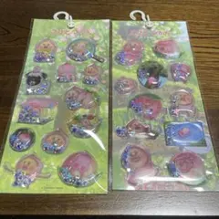 正規品　こびとづかん　モモジリ　シャカシャカシール　カプセルシール　2点セット