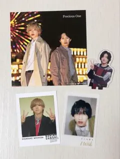 新品未使用 道枝駿佑 なにわ男子 クリアソロカード 各種CD特典セット