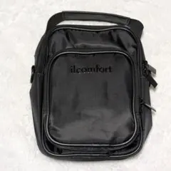 匿名配送✨ミニショルダーバッグ 縦型ナイロン製 黒 男女兼用