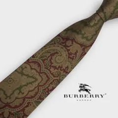 BURBERRY ペイズリー柄 高級ネクタイ バーバリー mn272