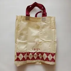 ​ 미사용 일곱 일레븐 한정 오후의 차 에코 백 접이식 베이지
