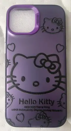 ハローキティ iPhoneケース パープルのサムネイル