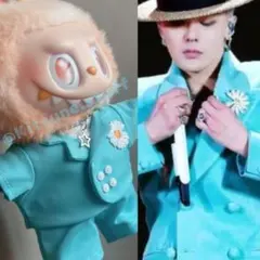 LABUBUコスチューム Gdragon ジヨン ぬい服 着せ替え おまけ付き☆