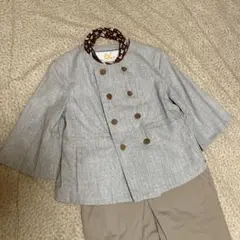 ✨45rpm ダブルボタン ノーカラー ショートジャケットのサムネイル