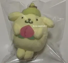 ポムポムプリン むにゅぐるみ マスコット フルーツ オレンジ 新品 レア