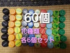 キャップ 60個セット 10種類 各6個