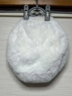 ホワイトファーベレー帽