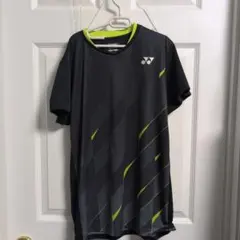 ヨネックス　YONEX バドミントン ゲームシャツ　ブラック×イエロー　Mサイズ