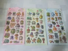 ブレインロット きゅんポップシール 立体シール 3枚セット