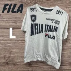 FILA 白 Tシャツ 夏用  L 古着