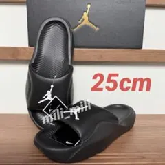 ジョーダン／【ブラック】フランチャイズ スライド サンダル　25cm ナイキ