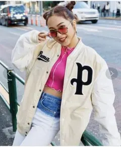 PUMA TEAM LETTERMAN JACKET/プーマ US S