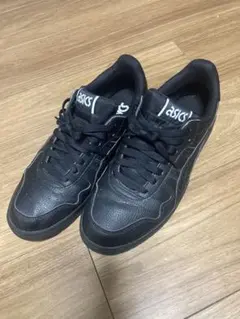 レザースニーカー 黒 27