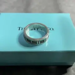 Tiffany ティファニーグルーブドダブルラインリング 20号 - メルカリ
